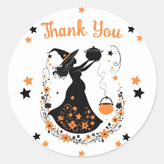 Double Trouble Brew - Een Tweeling Halloween Baby  Ronde Sticker (Voorkant)