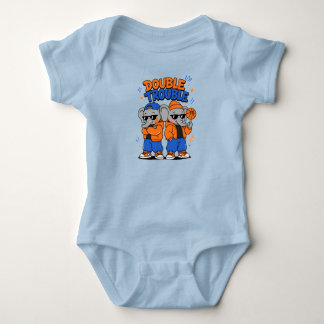 Double Trouble Cool Twin Olifanten – A Romper