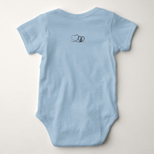 Double Trouble Koele Tweeling Olifanten – B Romper