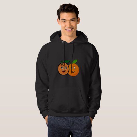 Double Trouble Oranges  Hoodie (Voorkant volledig)