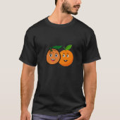 Double Trouble Oranges  T-shirt (Voorkant)