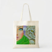 "Double Trouble" tote bag (Voorkant)