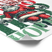 DOUBLE-UNDERS Leuke Kerstversie Fitness Voorwaarde Poster (Hoek)