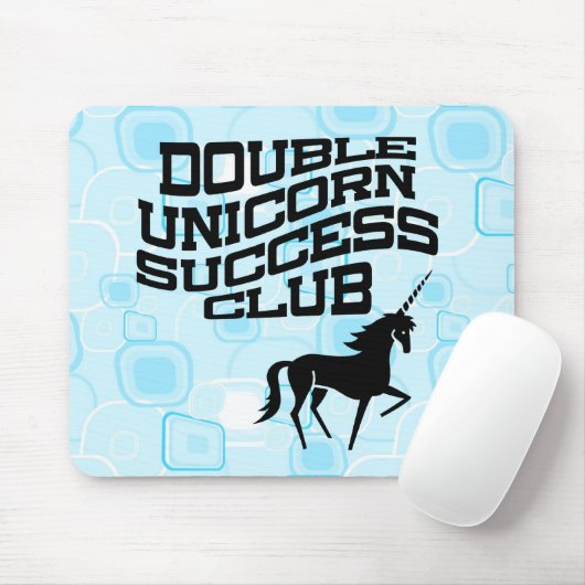 Double Unicorn Success Club Mousepad Muismat (Met muis)