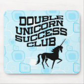 Double Unicorn Success Club Mousepad Muismat (Voorkant)