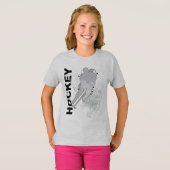 Double Vision Girls Hockey T-shirt (Voorkant volledig)
