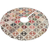 Double X quilt Kerstboom Rok (Gekanteld)