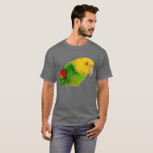 Double Yellow Headed Amazon T-shirt (Voorkant volledig)