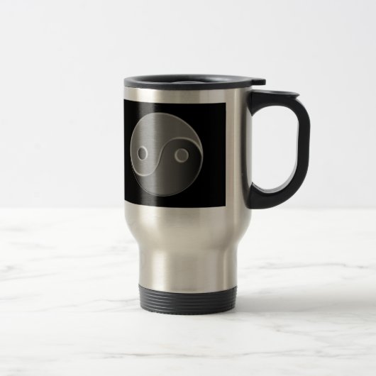 Double Yin Yang Aluminium Travel Mug Reisbeker (Rechts)