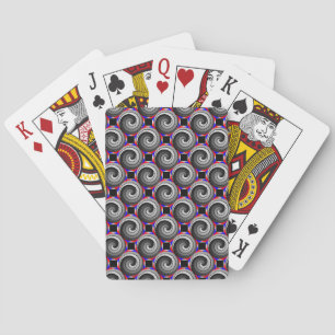 Double Yin Yang Spiral door Kenneth Yoncich Pokerkaarten