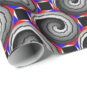 Double Yin Yang Spiral van Kenneth Yoncich Cadeaupapier (Rol Hoek)