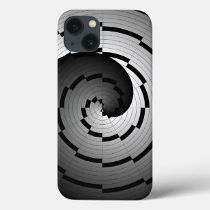 Double Yin Yang Spiral van Kenneth Yoncich iPhone 13 Hoesje