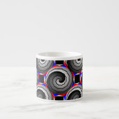Double Yin Yang Spiral van Kenneth Yoncich Espresso Kop (Voorkant)