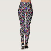 Double Yin Yang Spiral van Kenneth Yoncich Leggings (Achterkant)