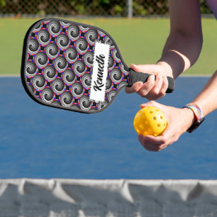 Double Yin Yang Spiral van Kenneth Yoncich Pickleball Paddle