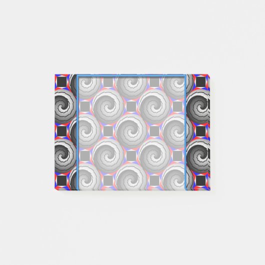 Double Yin Yang Spiral van Kenneth Yoncich Post-it® Notes (Voorkant)