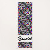 Double Yin Yang Spiral van Kenneth Yoncich Yogamat (Voorkant)