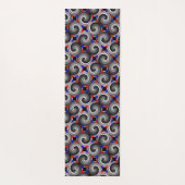 Double Yin Yang Spiral van Kenneth Yoncich Yogamat (Achterkant)