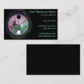 Double Yin Yang Tree of Life Visitekaartje (Voorkant / Achterkant)