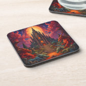Double Your Dragon Fantasy Final Bier Onderzetter (Linkerzijde)