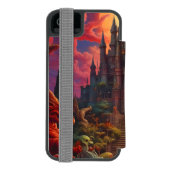 Double Your Dragon Fantasy Final Incipio iPhone Portemonnee Hoesje (Agenda Achterkant)