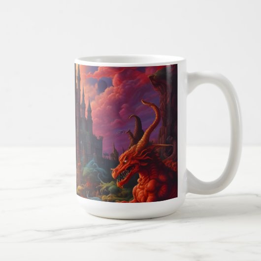 Double Your Dragon Fantasy Final Koffiemok (Rechts)