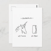 Doubledenk Briefkaart (Voorkant / Achterkant)