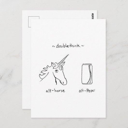 Doubledenk Briefkaart (Voorkant / Achterkant)