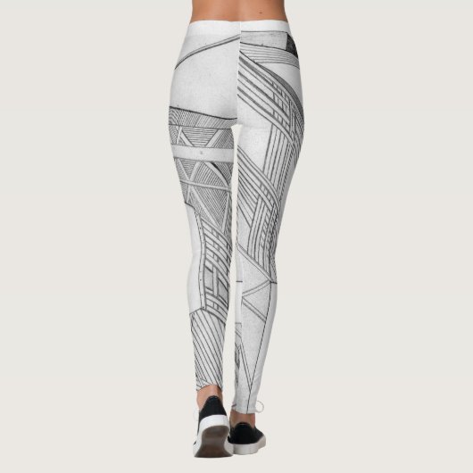 Doublehead Yoga Pants #2 Leggings (Achterkant)