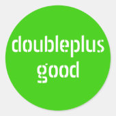 DoublePlusGood stickers (Voorkant)