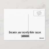 Doubler Espresso Soccer Post Card van mama Briefkaart (Achterkant)