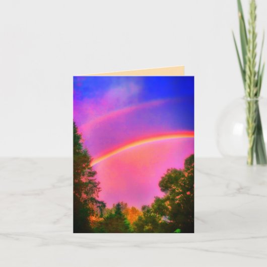 DOUBLERAINBOW HELDER WENSKAART KAART (Voorkant)