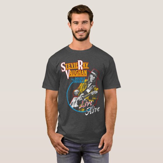 Doublerouble Live Alive retro boy T-shirt (Voorkant volledig)