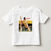 Doubles Tennis Match Kinder Shirts (Voorkant)