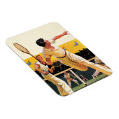 Doubles Tennis Match Magneet (Rechterzijde)