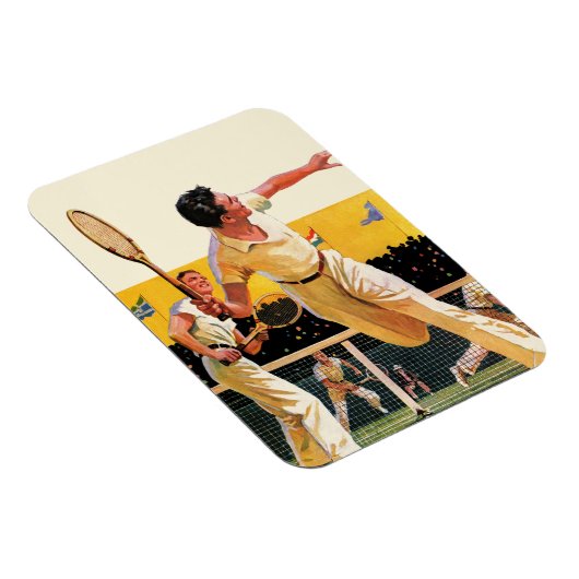 Doubles Tennis Match Magneet (Rechterzijde)