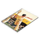 Doubles Tennis Match Notitieboek (Linkerzijde)