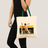 Doubles Tennis Match Tote Bag (Voorkant (product))