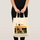Doubles Tennis Match Tote Bag (Voorkant (product))