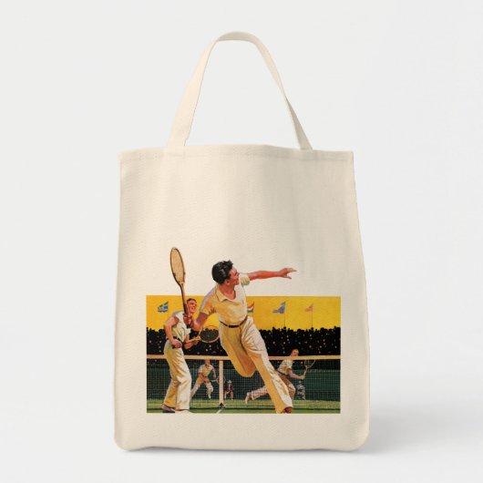 Doubles Tennis Match Tote Bag (Voorkant)