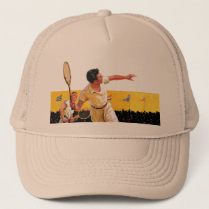 Doubles Tennis Match Trucker Pet