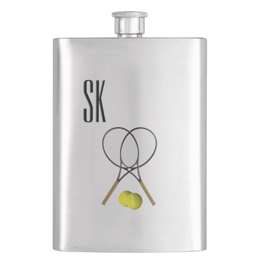 Doubles Tennis Monogram Flacon (Voorkant)