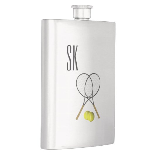 Doubles Tennis Monogram Flacon (Rechts)