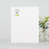 Doubles Tennis Sport Theme (Staand voorkant)