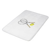 Doubles Tennis Sport Theme Badmat (Gekanteld)
