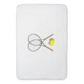 Doubles Tennis Sport Theme Badmat (Voorkant Verticaal)