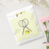 Doubles Tennis Sport Theme Bedankzakje (Gezegeld)