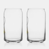 Doubles Tennis Sport Theme Blikvorm Glas (Links)