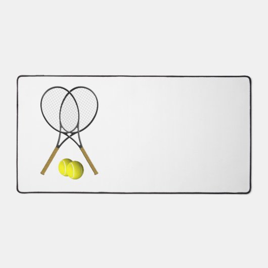 Doubles Tennis Sport Theme Bureaumat (Voorkant)