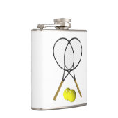 Doubles Tennis Sport Theme Heupfles (Rechts)